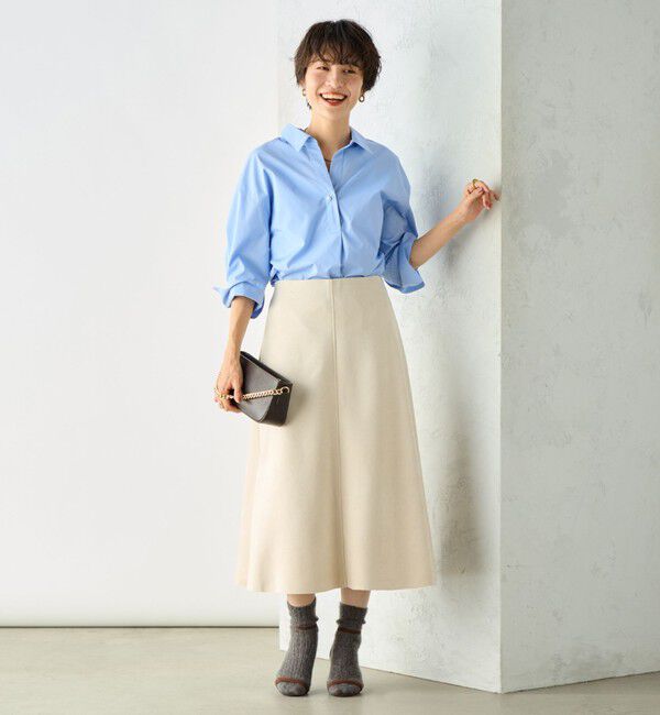NOLLEY'S sophi「スエードダンボールフレアスカート」|フレア|