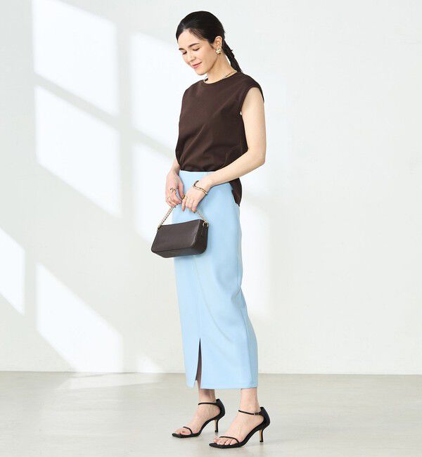 NOLLEY'S sophi「ウォッシャブルダンボール前後2WAYタイトスカート」|タイト|