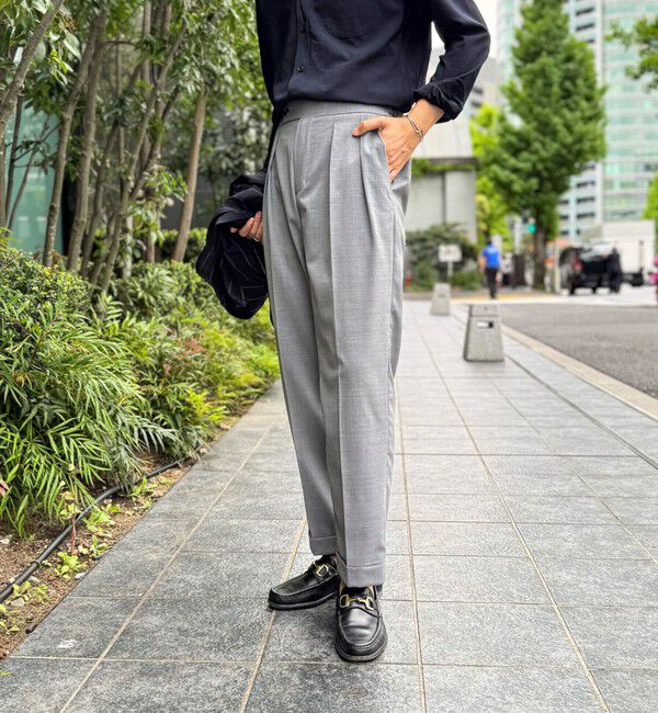 WORK ABOUT「NSN アジャスター付2タックスラックス 25SS」|スラックス|