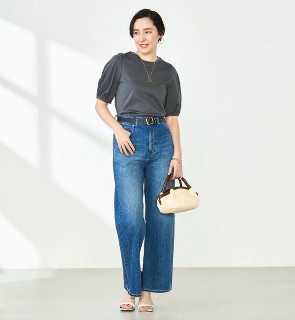 NOLLEY'S「高機能 LA＋スムース5分袖プルオーバーカットソー」|Tシャツ・カットソー|