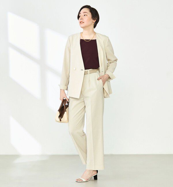 NOLLEY'S「《手洗い可能》総針オトナタンクトップ」|タンクトップ|