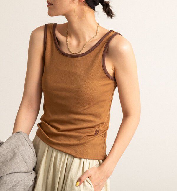 NOLLEY'S「【MAQWEL/マクウェル】リンガーリブタンクトップ」|タンクトップ|