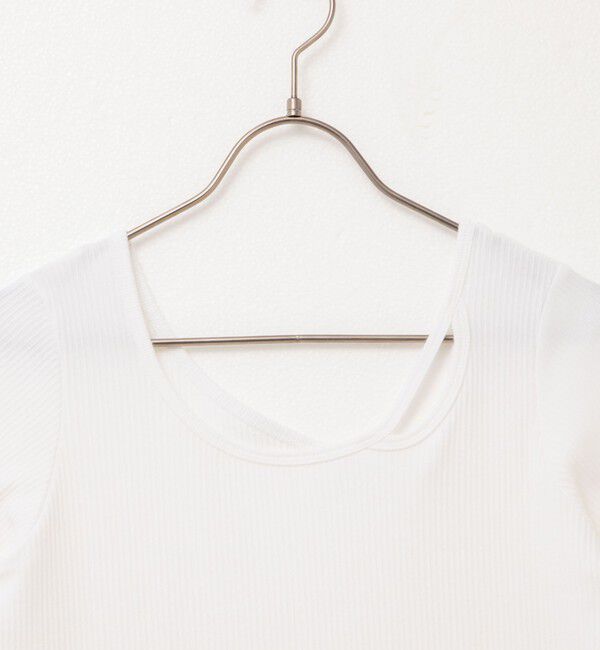 Rie Miller「ランダムテレコ2WAYプルオーバー」|Tシャツ・カットソー|