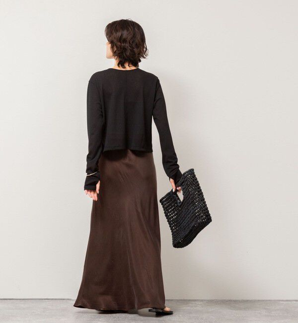 NOLLEY'S「《アンサンブル対応》シアーワッフル2WAYカーディガン」|カーディガン|