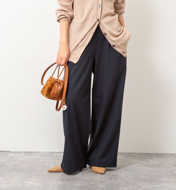 NOLLEY'S「ウォッシャブル裏起毛WARMパンツ」|その他|ネイビー系3