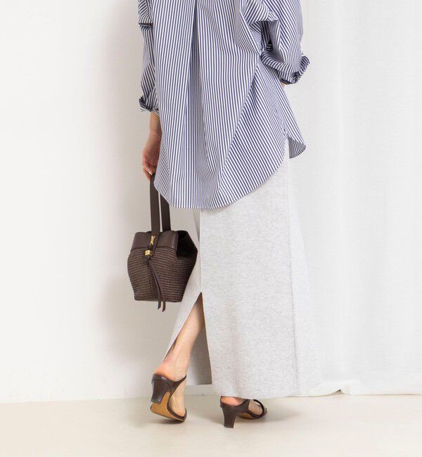 NOLLEY'S「《手洗い可能》《セットアップ対応》スウェットライク2WAYニットスカート」|スカート|