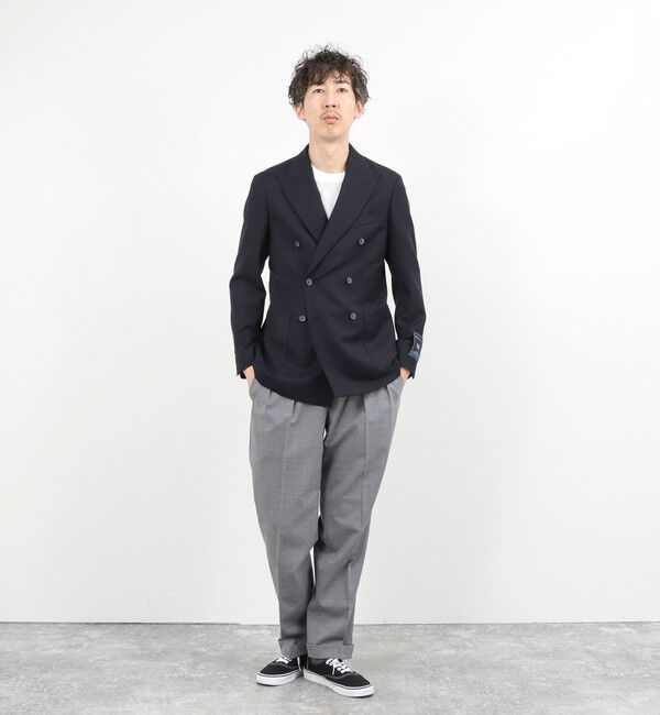 NOLLEY'S goodman「《ビジカジ対応》MARTIN ホップサックダブルJK 26SS」|テーラードジャケット|