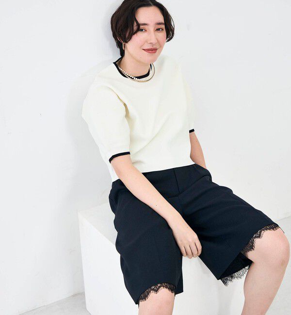 NOLLEY'S「《セットアップ対応》ウォッシャブルハイスペック麻調2WAYハーフパンツ」|その他|