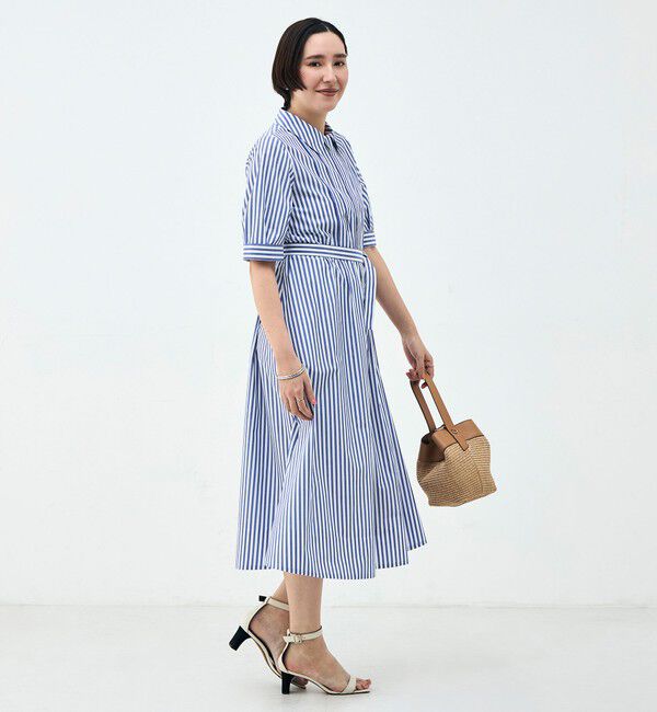 NOLLEY'S「ウォッシャブルAラインタックワンピース」|ワンピース|