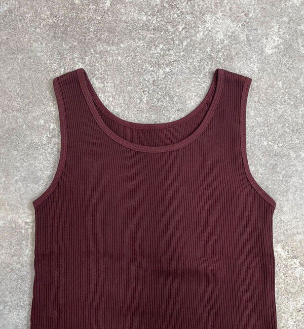 fredy emue「ニットライクテレコタンクトップ」|Tシャツ・カットソー|