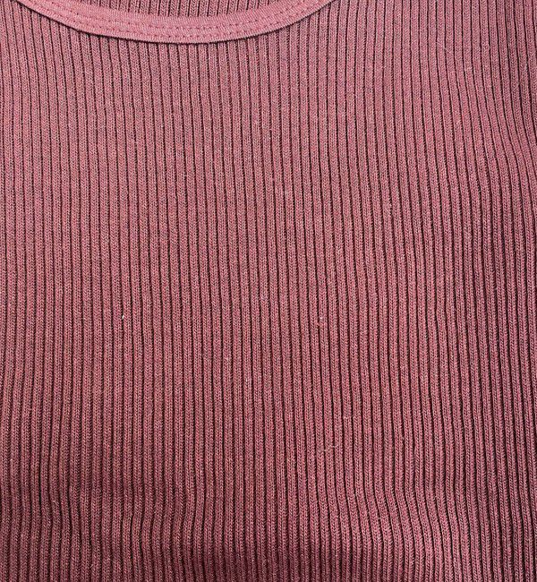 fredy emue「ニットライクテレコタンクトップ」|Tシャツ・カットソー|