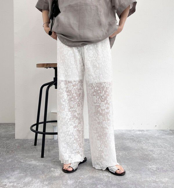 fredy emue「カットレースパンツ」|チノ|
