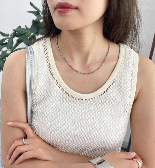 fredy emue「メッシュチュニックタンクトップ」|タンクトップ|