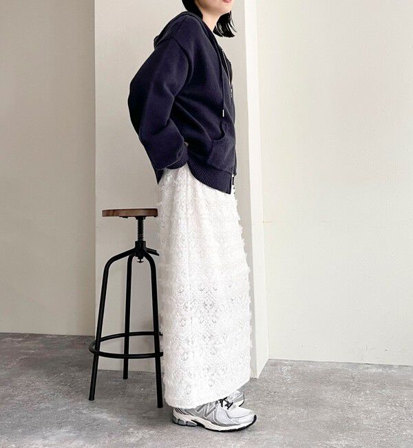 fredy emue「起毛レースタイトスカート」|スカート|