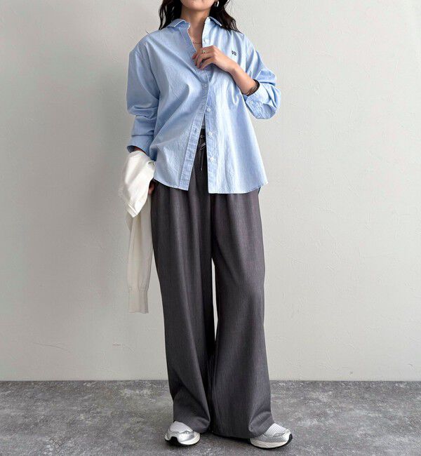 fredy emue「FR刺繍オックスコンパクトシャツ」|シャツ・ブラウス|