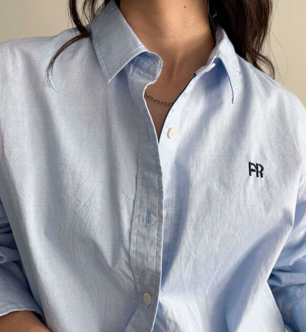 fredy emue「FR刺繍オックスコンパクトシャツ」|シャツ・ブラウス|
