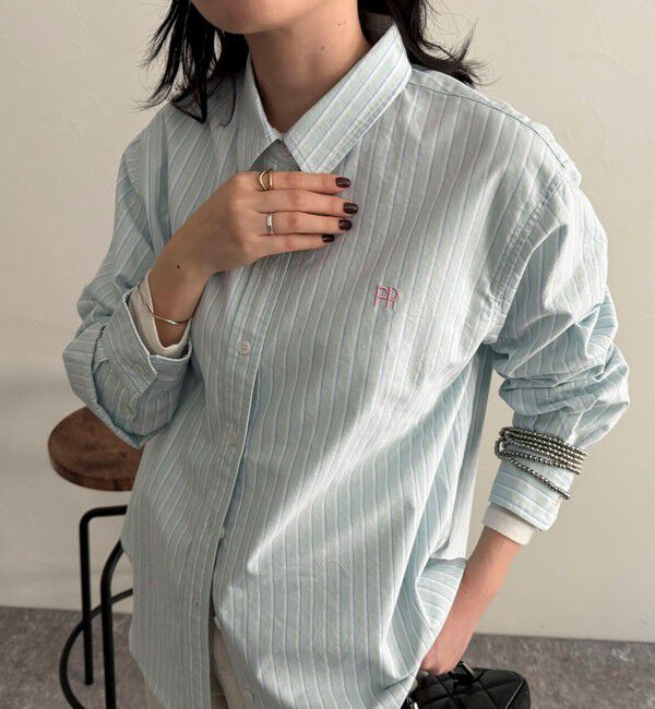 fredy emue「FR刺繍オックスコンパクトシャツ」|シャツ・ブラウス|