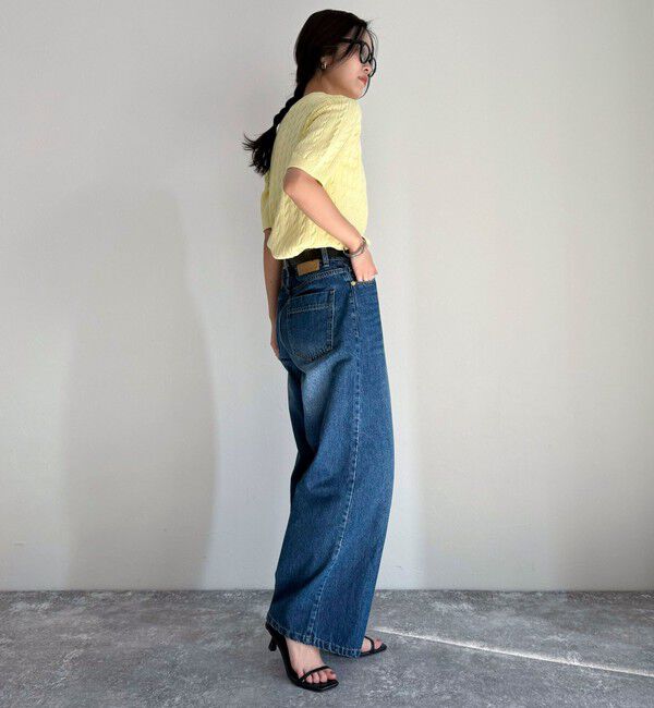 fredy emue「FR刺繍ケーブル柄ポケ付きプルオーバー」|ニット・セーター|