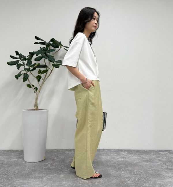 fredy emue「ドライタンブラーイージースラックスパンツ」|スラックス|