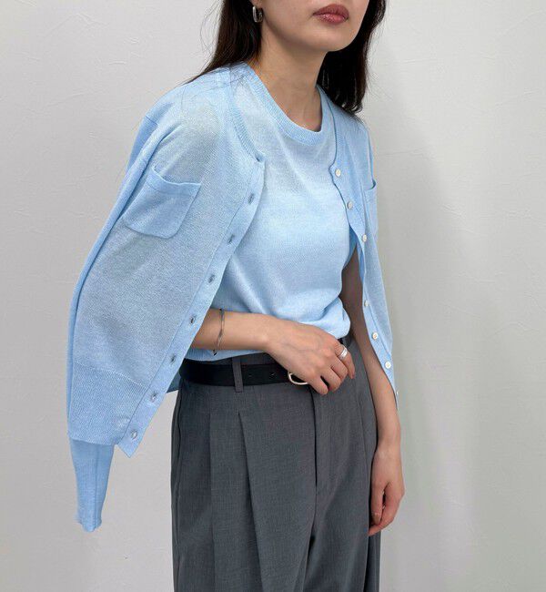 fredy emue「リネン混ノースリーブニットプルオーバー」|タンクトップ|