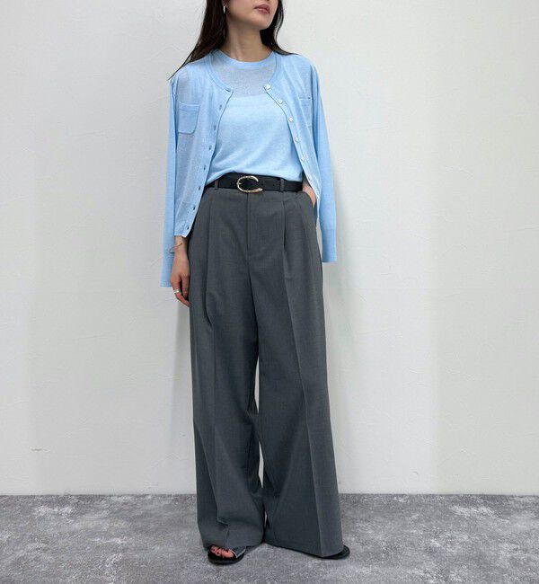 fredy emue「リネン混ノースリーブニットプルオーバー」|タンクトップ|