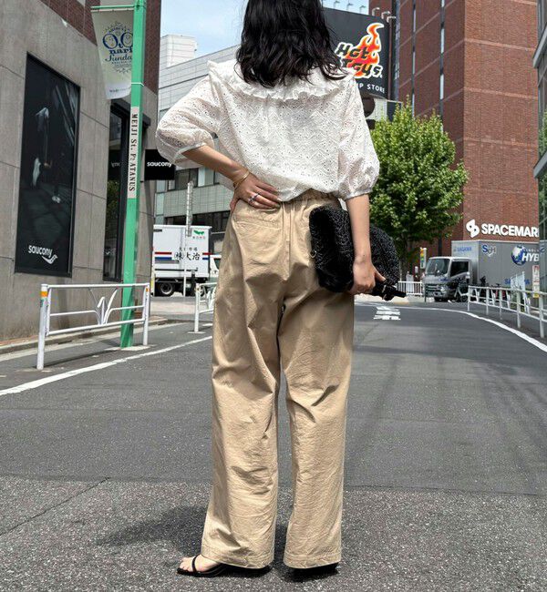 fredy emue「レースフリルカラーブラウス」|シャツ・ブラウス|