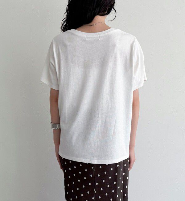 fredy emue「ヴィンテージライクピグメントTシャツ」|Tシャツ・カットソー|