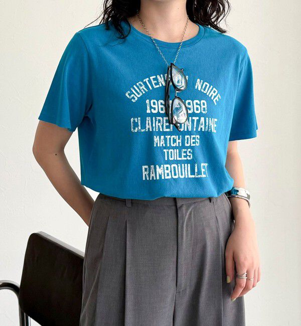 fredy emue「ヴィンテージライクピグメントTシャツ」|Tシャツ・カットソー|