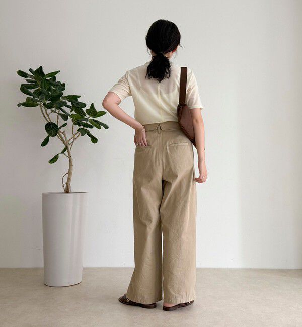 fredy emue「ベロア半袖Tシャツ」|Tシャツ・カットソー|