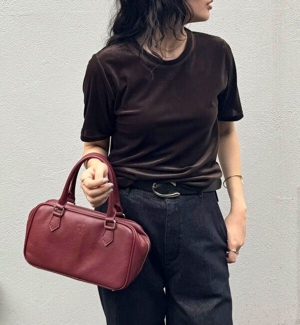 fredy emue「ベロア半袖Tシャツ」|Tシャツ・カットソー|