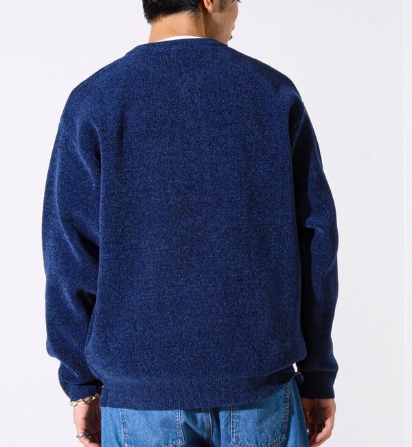 GLOSTER「【昨年人気アイテム再登場！チクチクしないニット】モールバックボーダー ヘンリーネックニット」|ニット・セーター|