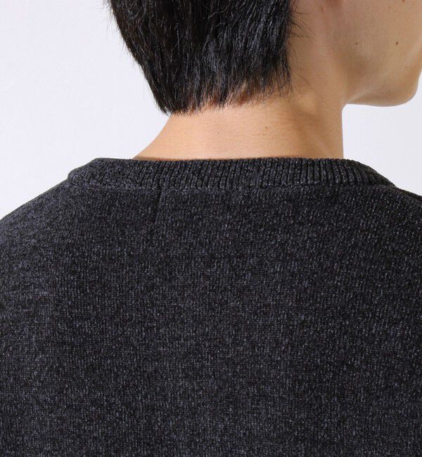 GLOSTER「【昨年人気アイテム再登場！チクチクしないニット】モールバックボーダー ヘンリーネックニット」|ニット・セーター|