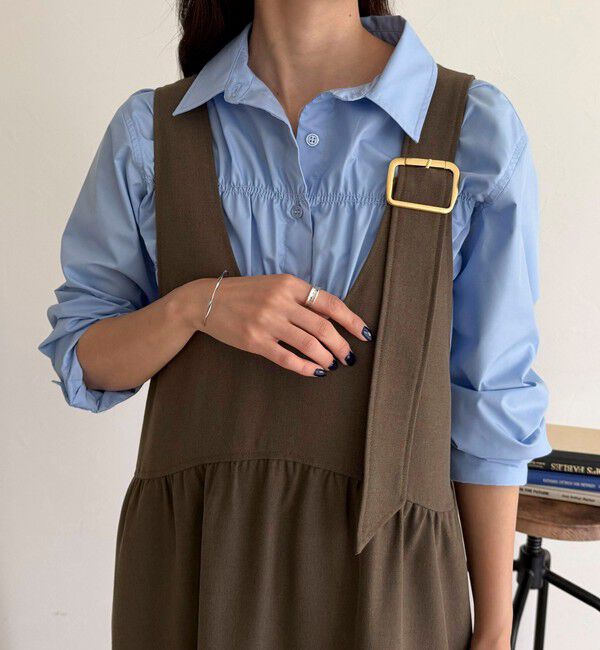 fredy emue「ウール調ジャンスカ」|ワンピース|