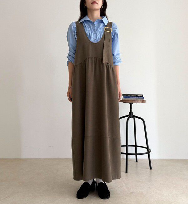 fredy emue「ウール調ジャンスカ」|ワンピース|