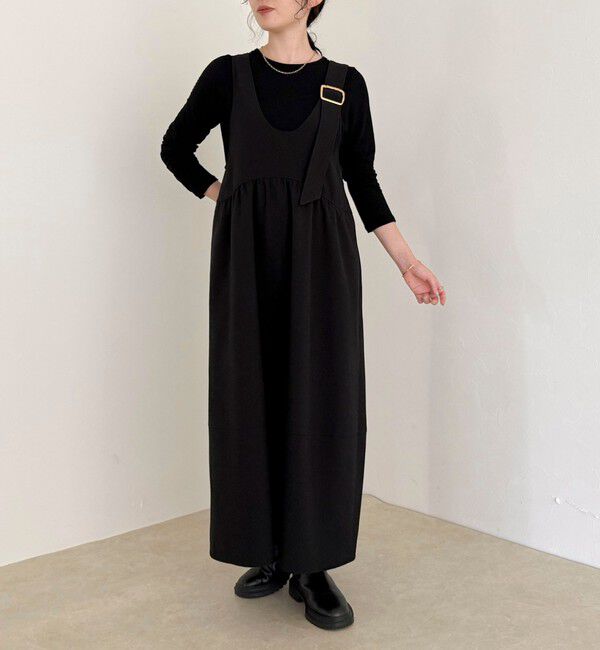 fredy emue「ウール調ジャンスカ」|ワンピース|