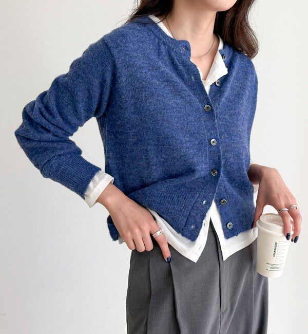 fredy emue「【@sora_522m企画】ウール混天竺カーディガン」|カーディガン|