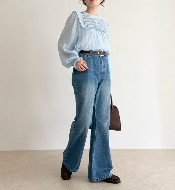 fredy emue「ピンタックギャザーブラウス」|シャツ・ブラウス|