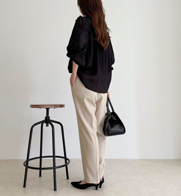 fredy emue「ピンタックギャザーブラウス」|シャツ・ブラウス|