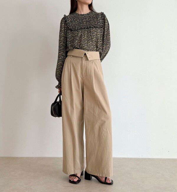 fredy emue「ピンタックギャザーブラウス」|シャツ・ブラウス|