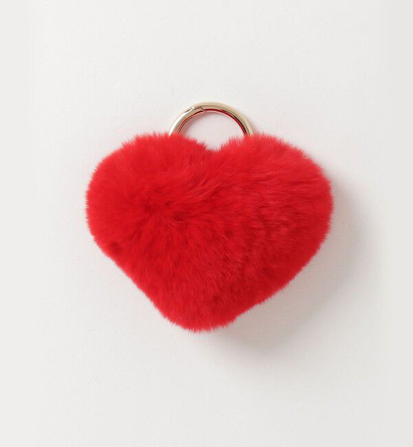 fredy emue「ファーハートチャーム」|チャーム・キーホルダー|