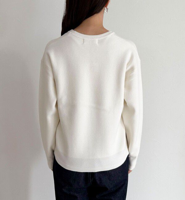 fredy emue「FR刺繍スウェットニットプルオーバー」|ニット・セーター|