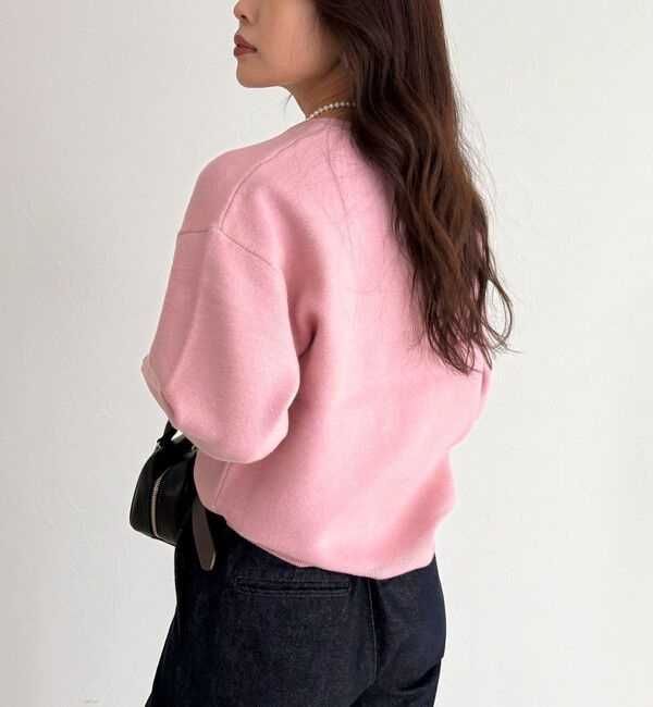 fredy emue「FR刺繍スウェットニットプルオーバー」|ニット・セーター|