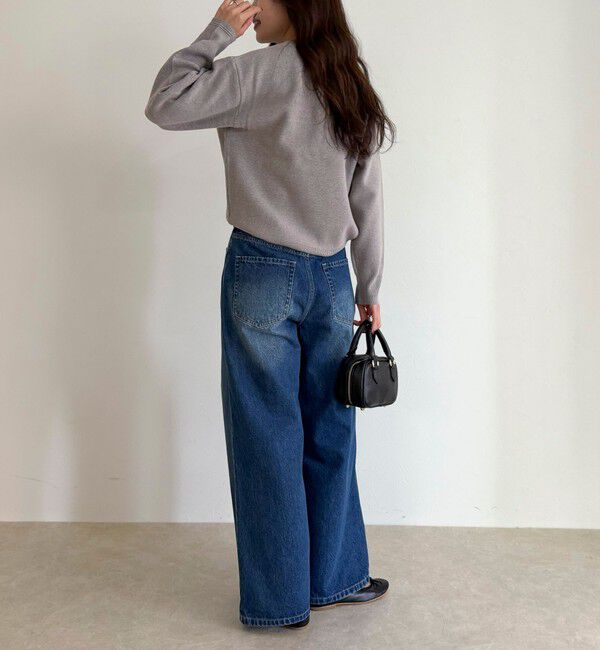 fredy emue「FR刺繍スウェットニットプルオーバー」|ニット・セーター|