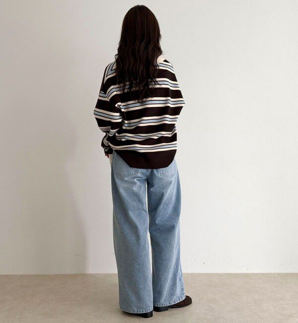 fredy emue「ラガーボーダーニットプルオーバー」|ニット・セーター|