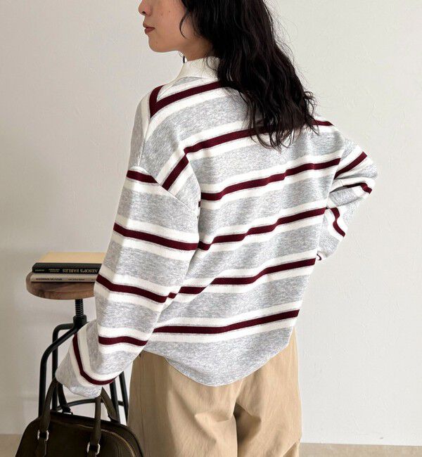 fredy emue「ラガーボーダーニットプルオーバー」|ニット・セーター|