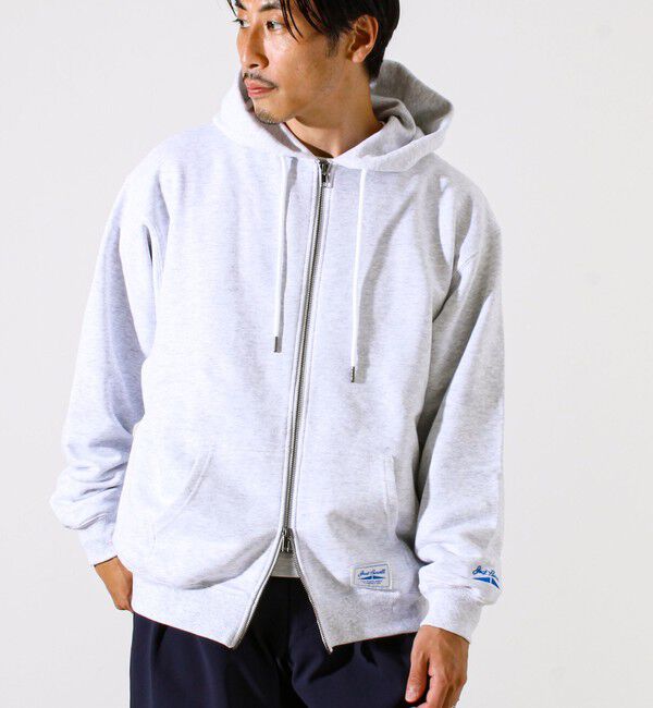 GLOSTER「【JACKPURCELL/ジャックパーセル】コーマ裏毛 フルジップパーカー」|パーカー|