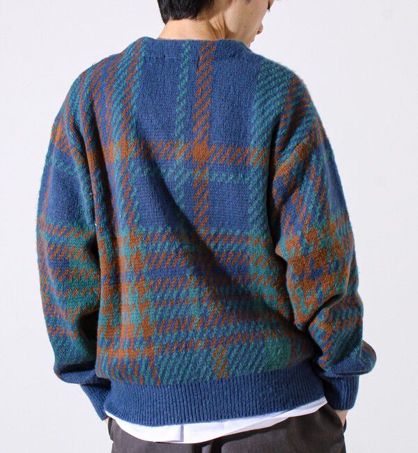 GLOSTER「【実績品番/UNISEX/別注柄あり】【BHPC】モヘヤタッチニットカーディガン」|カーディガン|