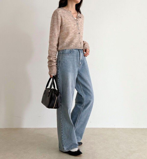 fredy emue「モヘヤ混ビスチェカーディガン」|カーディガン|