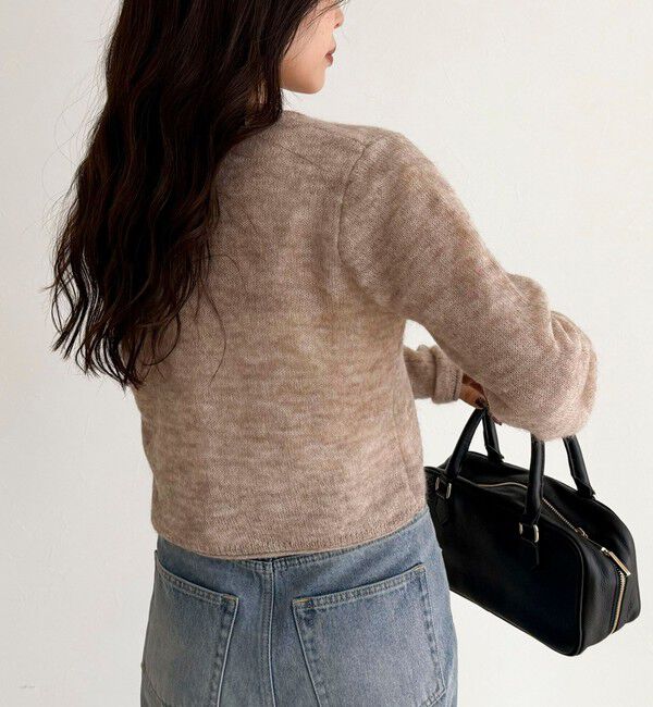 fredy emue「モヘヤ混ビスチェカーディガン」|カーディガン|