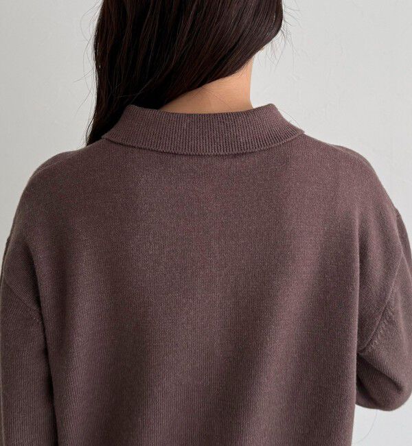 fredy emue「ニットシャツカーディガン バブーシュカ付き」|ニット・セーター|